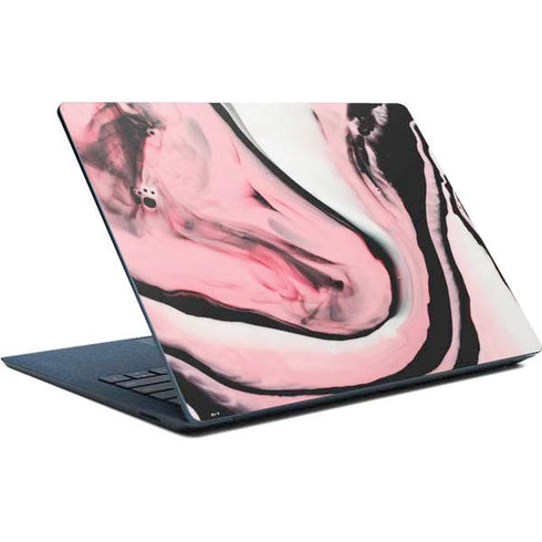 Pink Marble Ink Surface Laptop Skin